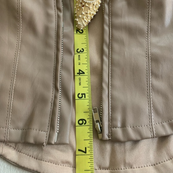 AARON & AMBER ladies poly blend faux leather corset top in a Medium VVGUC++ - Picture 9 of 11